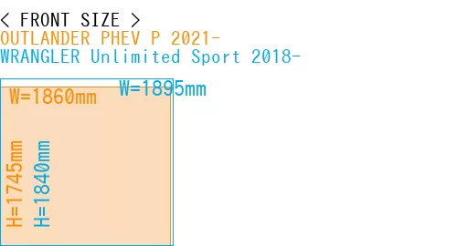#OUTLANDER PHEV P 2021- + WRANGLER Unlimited Sport 2018-